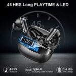 Nerunsa Bluetooth 5.4 In-Ear Kopfhörer – 56h Spielzeit, ENC Noise Cancelling, IP7 Wasserdicht – Bild 5