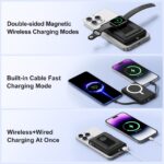 Vexnara MagSafe Power Bank 10000mAh – kabelloses Schnellladen für iPhone & Apple Watch – Bild 7