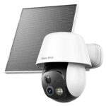 VISION WELL Solar Überwachungskamera 2K PTZ – 360° Aussen WLAN IP Kamera mit Personenerkennung