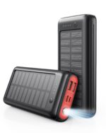JIGA Solar Powerbank 27000mAh mit 22,5W PD – Schnellladegerät für Outdoor & Reisen