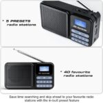 Gallypek DAB+ FM Digitalradio mit Bluetooth 5.0 – Tragbares Küchenradio mit Akku & Solarladung – Bild 6