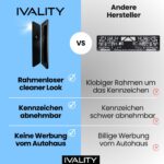 Ivality Magnetischer Kennzeichenhalter Rahmenlos – TÜV geprüft bis 350 km/h – Bild 10