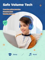 iClever Kinder Kopfhörer 2er Pack – Sichere 85dB Lautstärke mit Sharing Splitter – Bild 3