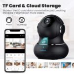 litokam 2K Überwachungskamera 360° Pan/Tilt – Babyphone & Hundekamera mit Bewegungserkennung & Nachtsicht – Bild 8