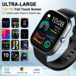 Jugeman Smartwatch 1.91" HD – Fitness Tracker mit Herzfrequenz, 110+ Sportmodi & IP68 Wasserdicht – Bild 2