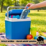 BigDean Kühlbox 24 Liter mit 12 Kühlakkus – Passive Kühlung bis 11 Stunden – Bild 2