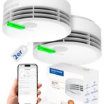 Hekatron Genius Plus Rauchmelder 10 Jahre – 2er Set mit smartsonic Technologie