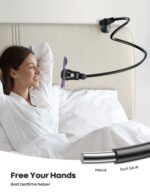 Lamicall Schwanenhals Handyhalterung – 80mm Klemmbasis mit 360° Drehung für Bett & Tisch – Bild 4