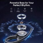Csasan Bluetooth 5.3 Sport-Earbuds mit Ohrbügel – 48h Akku, IPX7 wasserdicht, 4 ENC Mikrofone – Bild 2