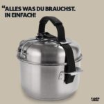 Campo Libre Enzo Camping Kochgeschirr aus Edelstahl – Induktionsgeeignet für alle Herdarten – Bild 2
