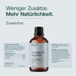 Omega 3 Algenöl Vegan – 1116 mg DHA+EPA pro Tagesdosis – 100 ml flüssig – Bild 3