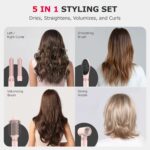 MESCOMB 5-in-1 Airstyler Set – 110.000 U/min Hairstyler mit Ionen-Föhn & Auto-Wrap Lockenstab – Bild 2