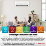 Split Klimaanlage 9000 BTU HANTECH H-PRO – Heizen & Kühlen für bis zu 30 m² – Bild 3
