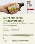 Heldengrün BIO Saunaaufguss Set 3er – Naturreine Duftmischungen für bis zu 60 Aufgüsse – Bild 4