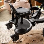 Moby-System Kinderwagenverlängerung mit Sitz & LED-Rädern – Universal Buggy Board für ältere Kinder – Bild 8