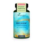 Vegavero Vegane Kollagen Kapseln hochdosiert mit Vollagen & Hyaluronsäure – Deutsche Produktion