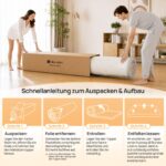 MULISOFT Matratzentopper 180x200 cm – 7,5 cm Gel Memory Schaum H3/H4 mit 7-Zonen-System – Bild 8