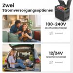 Alpicool KLS58 47L Kompressor Kühlbox Dual Zone – APP-Steuerung, -20°C, 12V/230V – Bild 6