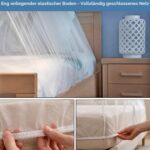 Moskitonetz 10,5 x 2,3 m mit Klebehaken – Vollständig geschlossener Mückenschutz für Reisen & Zuhause – Bild 2