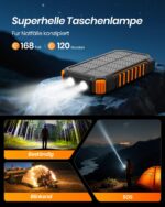 A ADDTOP Solar Power Bank 20000mAh – Kabelloses Schnellladen & Taschenlampe für Outdoor – Bild 6
