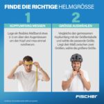 Fischer Urban Plus Fahrradhelm S/M mit LED-Rücklicht – Sicherer Cityhelm für Damen & Herren – Bild 11