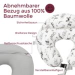Momcozy Stillkissen mit Sicherheitsumrandung – Ergonomisches Mehrzweckkissen für Mutter & Baby – Bild 8