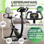 TRETMANN 3in1 Heimtrainer Fahrrad klappbar – Liegeergometer mit SoftFoam & DEKRA-Zertifikat – Bild 4