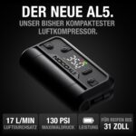 NOCO Air AL5 Akku-Luftpumpe – 17 SLPM Kompressor mit Digitalanzeige & Auto-Abschaltung – Bild 2