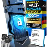 NEXTCOVER FoldOne 100cm Faltschloss – SteelSecure Technologie für maximale Fahrradsicherheit