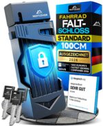 NEXTCOVER FoldOne 100cm Faltschloss – SteelSecure Technologie für maximale Fahrradsicherheit
