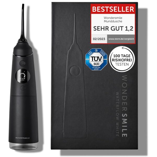 WonderSmile Munddusche PRO – Testsieger 2026 mit SmoothFlow-Technologie & 30 Tage Akkulaufzeit