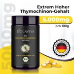 BIO Schwarzkümmelöl Kapseln hochdosiert – 5000 mg Thymochinon, 60 vegane Kapseln – Bild 4