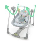 Ingenuity Swing and Go Portable – Tragbare Babyschaukel mit Hybridrive Technology – Bild 5