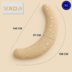 Totsy Baby Stillkissen XXL 190 cm – Schwangerschaftskissen mit Musselin-Bezug Oeko-Tex – Bild 3