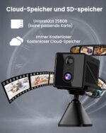 aidowocam Mini Überwachungskamera 4K – 5G WiFi, Akku, Nachtsicht & Cloud-Speicher – Bild 7