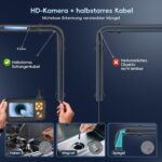 10m Endoskopkamera 1080P HD mit 8 LED – IP67 Inspektionskamera für Rohre & Autowartung – Bild 5