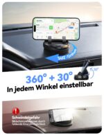 JOYROOM Handyhalterung Auto Armaturenbrett mit Gel & Saugnapf – Universal bis 19 mm – Bild 6
