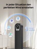 DREO Smart Turmventilator 20dB – Leiser DC Motor mit Sprachsteuerung & App-Kontrolle – Bild 5