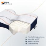 M LINE Athletic Pillow 50x35cm – Orthopädisches Memory Foam Kopfkissen gegen Nackenschmerzen – Bild 5