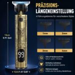 Solati Profi Haarschneidemaschine & Barttrimmer mit LED-Display – USB-C Akku für Herren – Bild 4