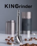 KINGrinder K6 Manuelle Kaffeemühle Eisengrau – 200 Mahlgrade für alle Brühmethoden – Bild 2