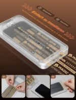 MAGIC JOHN Displayschutzfolie iPhone 17 Pro – Privacy-Schutz mit 9H+ Härte, 2er-Set – Bild 4