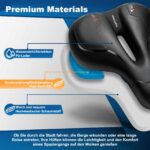 toptrek Fahrradsattel mit ergonomischem Design – Schmerzfreies Radfahren für MTB, E-Bike & Cityrad – Bild 3