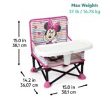 Bright Starts Disney Minnie Maus Pop 'N Sit – 3in1 Tragbare Sitzerhöhung für 6 Monate bis 3 Jahre – Bild 3
