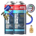 A/C FIX R1234yf Kältemittel Nachfüllset 2x235 g – DIY Klimaanlage für Fahrzeuge ab 2016