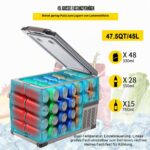 VEVOR 45L Kompressor-Kühlbox mit Gefrierfach – Tragbarer Autokühlschrank 12/24V & 230V – Bild 4