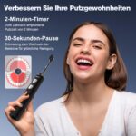 7MAGIC Schallzahnbürste mit 5 Modi & 40.000 VPM – Elektrische Zahnbürste für optimale Mundhygiene – Bild 5