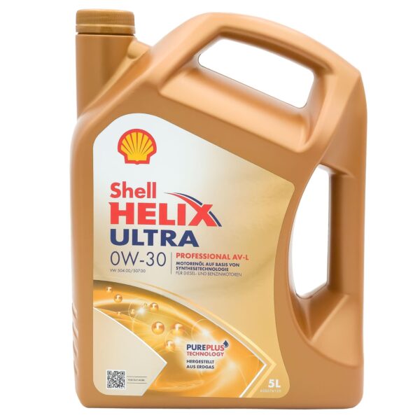 Shell Helix Ultra Professional AV-L 0W-30 Motorenöl 5 Liter – Hochleistungsschutz für VW & Audi