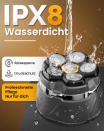 JoyKoi 6D Glatzenrasierer Herren – IPX8 Wasserdicht, USB-C, LED-Anzeige – Bild 4