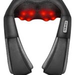 iKristin Rücken Shiatsu Massagegerät mit Wärme – 3D Deep-Massage für Nacken & Schultern